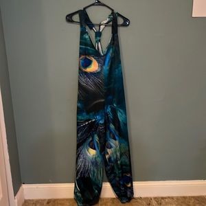 Lily by firmiana peacock jumpsuit